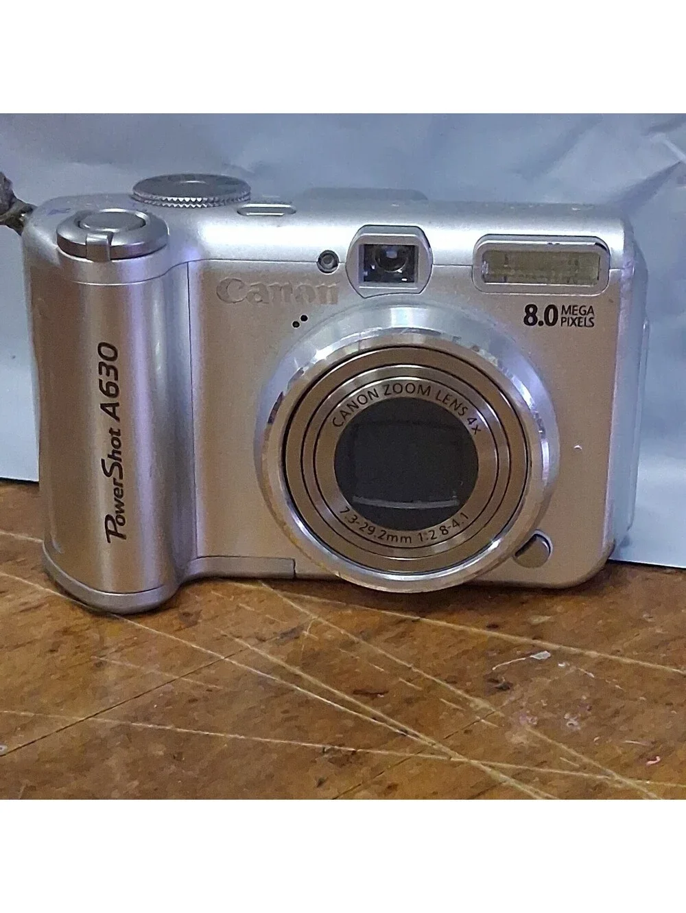 Canon PowerShot A630 Digital Camera 8MP 4X Optical Zoom Silver